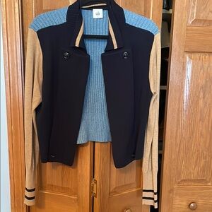 CAbi Black and Blue Varsity Jacket